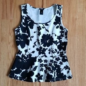 Ann Taylor, Peplum Sleeveless Blouse, Size XS